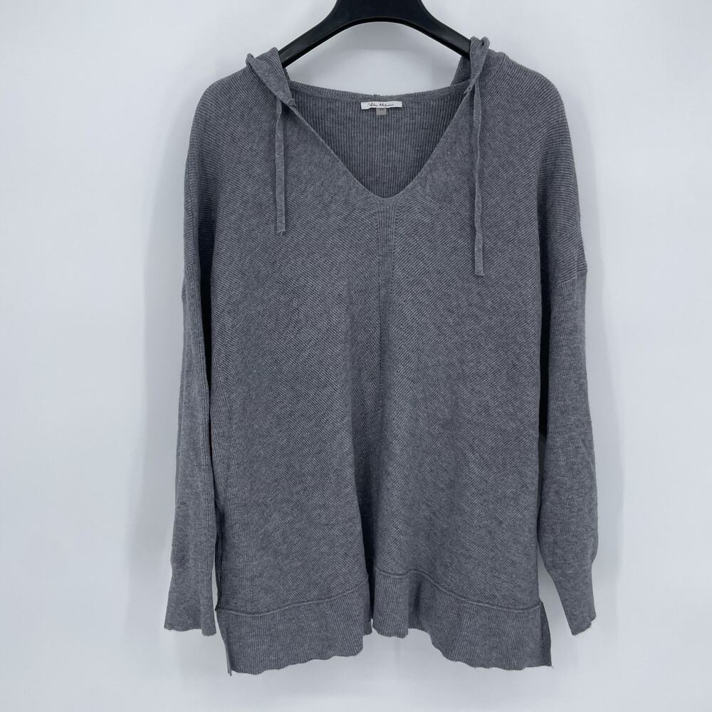 Vila Milano Women's Gray Pullover Sweater Plus Size 2X Stretch Comfort Lounge - Picture 2 of 9